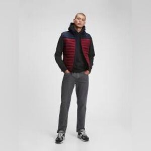 Gap ColdControl Colorblock Puffer Vest Size XL